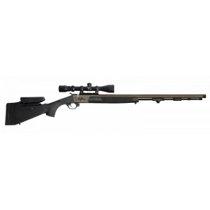 Traditions Pursuit XT Pro w/Scope 50 Cal Tungsten Cerakote 26" Fluted/Threaded w/VAPR Twist Barrel, Black Adj Cheek - Traditions Firearms