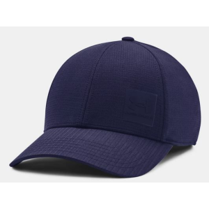 UA ArmourVent Stretch Fit Cap, Men's, Midnight Navy, S/M - Under Armour