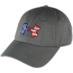 UA Freedom Blitzing Adjustable Hat Pitch Gray - Under Armour