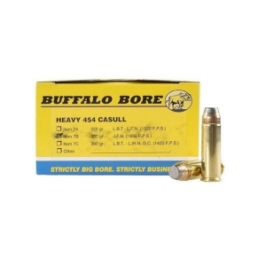 falo Bore Handgun 454 Casull JFN 300 GR 20 Rds Ammo