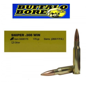 falo Bore Sniper Boat Tail Hollow Point 308 Winchester 20 Round Box Ammo