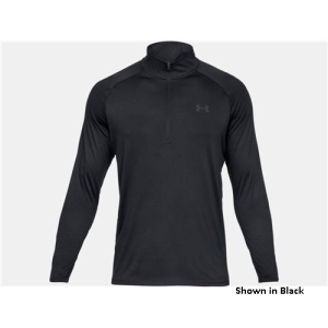 UA Tech 1/2 Zip Carbon Heather Small - Under Armour