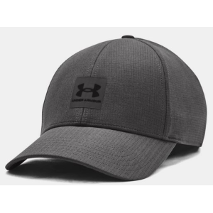 UA ArmourVent Stretch Fit Cap, Men's, Castlerock, M/L - Under Armour