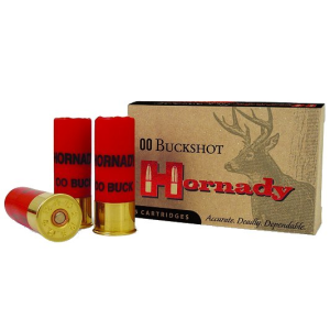 Hornady Light Magnum 12 Ga. 2 3/4" 8 Pel. #00 Lead Buck Round - Hornady