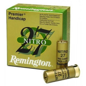 ington Premier Nitro 27 12 Gauge 2.75 1 1/8 Oz #7.5 Shot 25rd Box Ammo