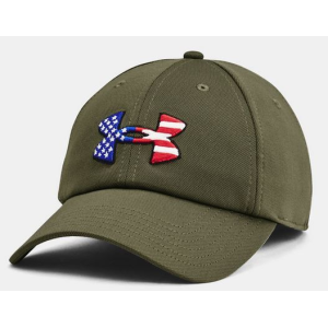 UA Freedom Blitzing Adjustable Cap, OD Green - Under Armour