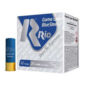  Ammunition Game Load Blue Steel 12 Gauge 2.75 1 1/8 Oz 5 Shot 25 Per Box/ 10 Cs Ammo