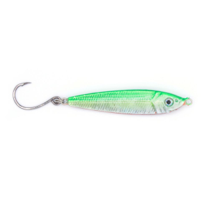 GOT-CHA Jigfish Lure, 1/2", 1oz, #1 hook Green/Chartreuse - Sea Striker