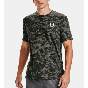 UA TECH ABC CAMO SS-GRN,XL - Under Armour