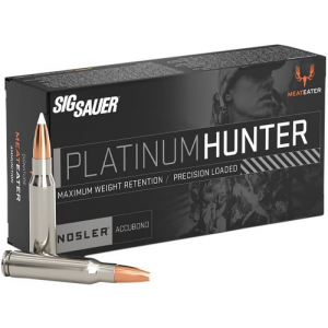  Sauer E308PH16520 Platinum Hunter 308Win 165gr 20 Per Box/10 Case Ammo