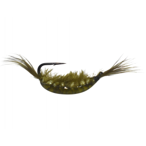 Kenders Natural Shrimp Series 1/32 oz #8 Hook Olive Green - Kenders