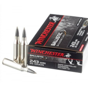 chester Silvertip Rapid Controlled Expansion Polymer 243 Winchester 20 Round Box Ammo