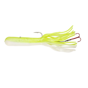 Northland Level Head Predator Tube Jig - 3/4 oz - Chartreuse/White - Northland Fishing Tackle