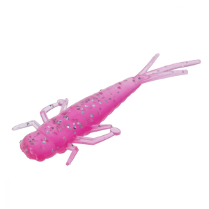 Clam Niku Twitch Fly - 1.25" - Pink/Silver Flake - Clam