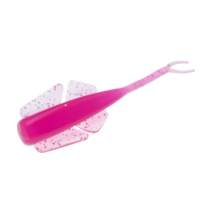 Clam Niku Flutter Fry - 1.75" - Pink/Silver Flake - Clam