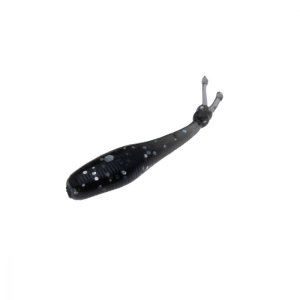 Clam Niku Bolt Minnow - 1" - Black/Silver Flake - Clam