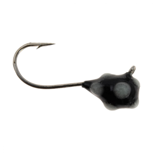 Clam Pro Tackle Confetti Drop XL Jig - #8 - 1/32 oz - Black/White Glow Dot - Clam