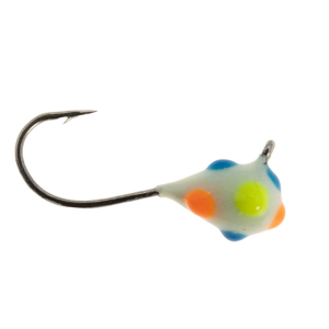 Clam Pro Tackle Confetti Drop XL Jig - #10 - 1/64 oz - Wonderbread Glow - Clam