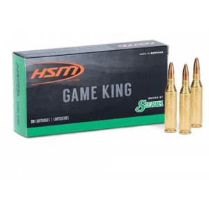  Game King Rifle Ammunition 6mm Rem. Sierra Spitzer BT 100 Gr. 20 Rd. Ammo