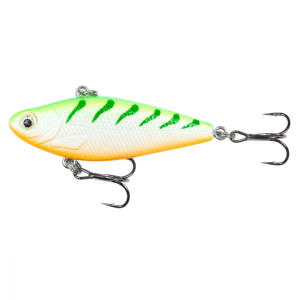 Clam Psycho Shad - #16 Hook - 1/12 oz - Glow Green Tiger - Clam