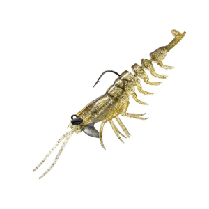 Savage Gear Manic Shrimp RTF V2 Soft Bait Gold 10.5cm 4-1/4" 3/4 oz. - Savage Gear