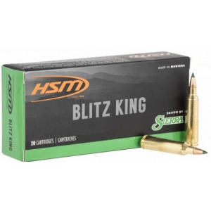  Varmint Rifle Ammunition 22-250 Rem. BlitzKing 50 Gr. 20 Rd. Ammo