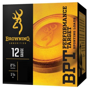 wning B193641227 BPT 12 Gauge 2.75 1 1/8 Oz 7.5 Shot 25 Bx/ 10 Cs Ammo