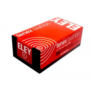 y Tenex Biathlon Flat Nose 22 Long Rifle 50 Round Box Ammo