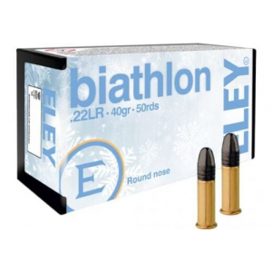 y Biathlon Club 22LR 40GR RN 50RD Ammo