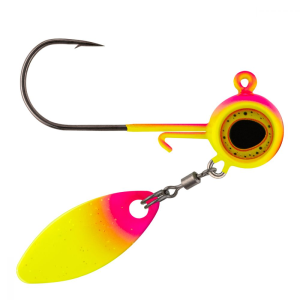 Northland Deep-Vee Spin 1/4 Oz, 2/O Hk Bubblegum 2/Cd - Northland Fishing Tackle