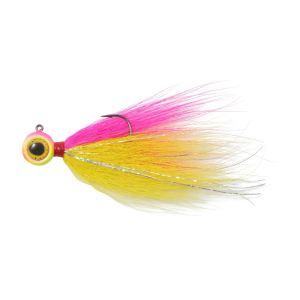 Northland Deep-Vee Bucktail Jig 1/8 Oz, #1/0 Hk, 2 3/4" Bubblegum 1/Cd - Northland Fishing Tackle