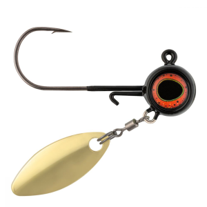 Northland Deep-Vee Spin 1/16 Oz, #2 Hk Black 2/Cd - Northland Fishing Tackle