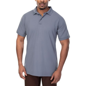 Vertx Coldblack Men's Short Sleeve Polo - Long Grey X-Large - Vertx