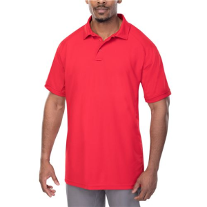 Vertx Coldblack Men's Short Sleeve Polo - Long Tan Large - Vertx