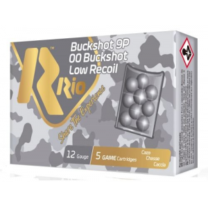  Royal Buck Low Recoil 12 Gauge 2.75 Buckshot 9 Pellets 00 Buck Shot 5 Bx/ 50 Cs Ammo