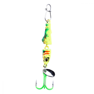 Clam Jointed Pinhead Pro PT - 1/16 oz Size 14 - Glow Chart Koi - Clam