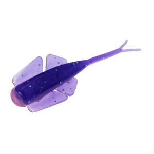 Clam Niku Flutter Fry - 1.75" - Electric Chicken Glow - Clam