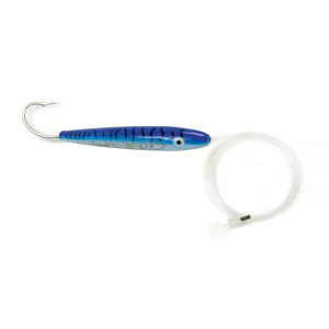 Sea Striker Rigged Cedar Plug Blue Mackerel 8" - Sea Striker