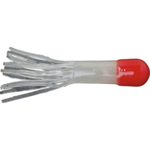 JB Lures 4" Tube Glow/Red Lure - Jb Lures