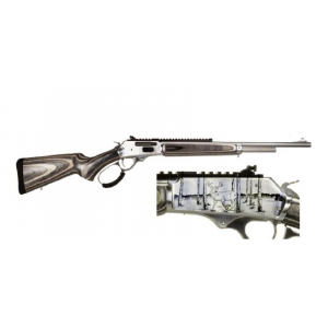 Rossi R95 .30-30 Win 20" Stainless/Laminated, Deer Engraving - Rossi