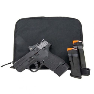 Smith and Wesson M&P9 Shield Plus 9mm Semi Auto Pistol - Sight and Case Bundle - S&W