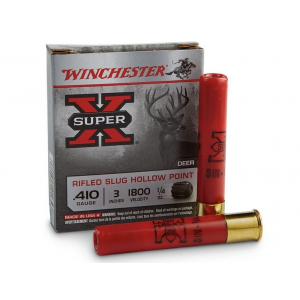 chester Super-X 410 Gauge 3 1/4oz Rifled Slug 5rd Box Ammo