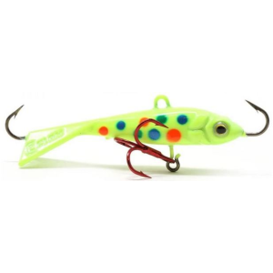 Clam Tikka Mino, 5/8 Oz, Size 8, Glow Chart Wonderbread - Clam