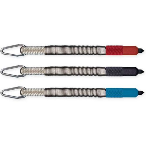 Key Ring Window Punch Nickel/Red 5.25"" - Zak Tool