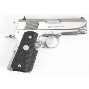 RARE USED COLT OFFICER 45ACP MKIV BRIGHT STAINLESS - Colt