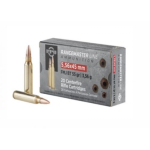  Rangemaster 5.56x45 55 Grain Full Metal Jacket Boat Tail 20/Box Ammo