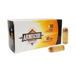 scor Full Metal Jacket 40 S&W 100 Round Box Ammo