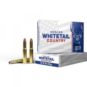 ler Whitetail Country Rifle 30-30 Winchester 150 Gr. SB RN 20 Rd. Ammo