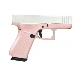 Glock G43X 9mm Sub-Compact 3.41 10R Pearl White Slide/Rose Gold - Glock