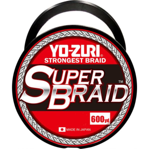 Yo-Zuri SuperBraid Fishing Line, White, 20lb Break Strength, 600 Yards - Yo-Zuri